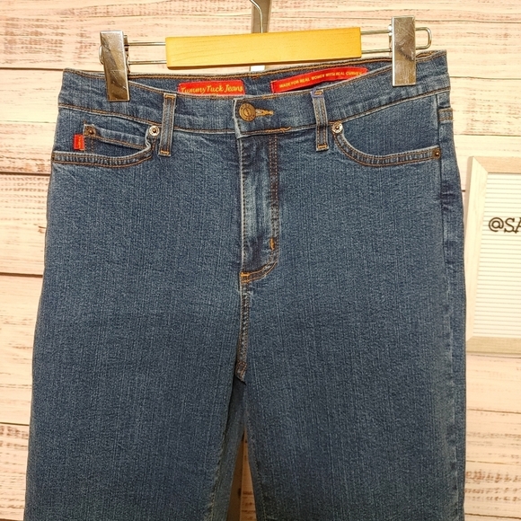 Nydj Tummy Tuck Bootcut Jeans 8p - Picture 4 of 14